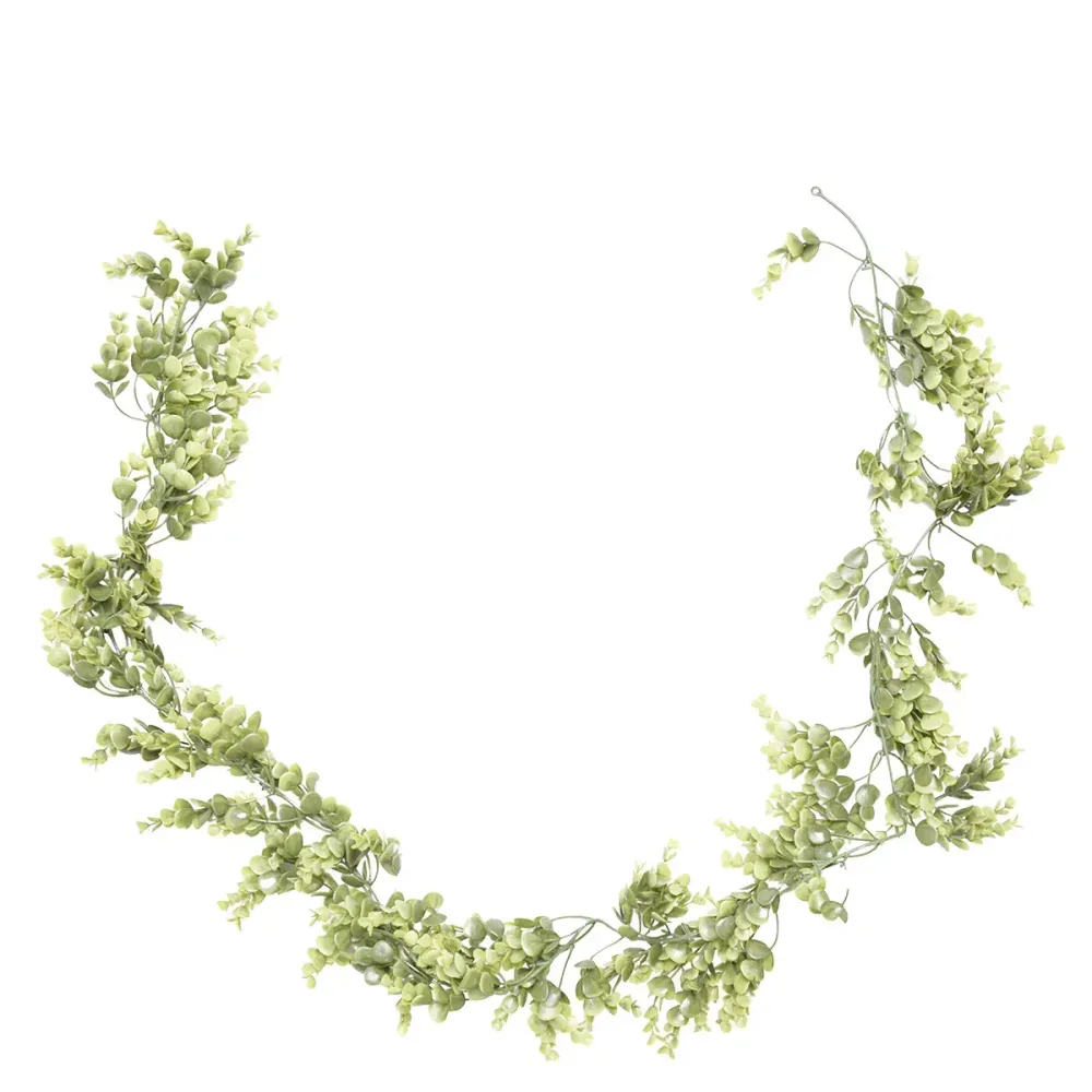 Set 3 ghirlande artificiale, Naimeed D4868, Verde Deschis, 1.7m