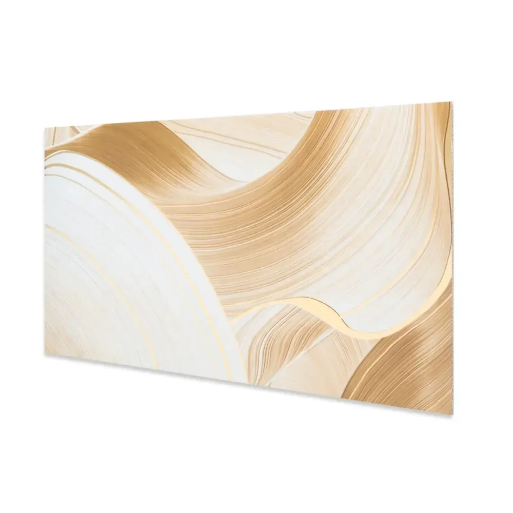Set 6 panouri decorative autoadezive cu folie de aluminiu, efect marmura, suprafata acoperita 1.08 m², Naimeed D7119, 60x3...
