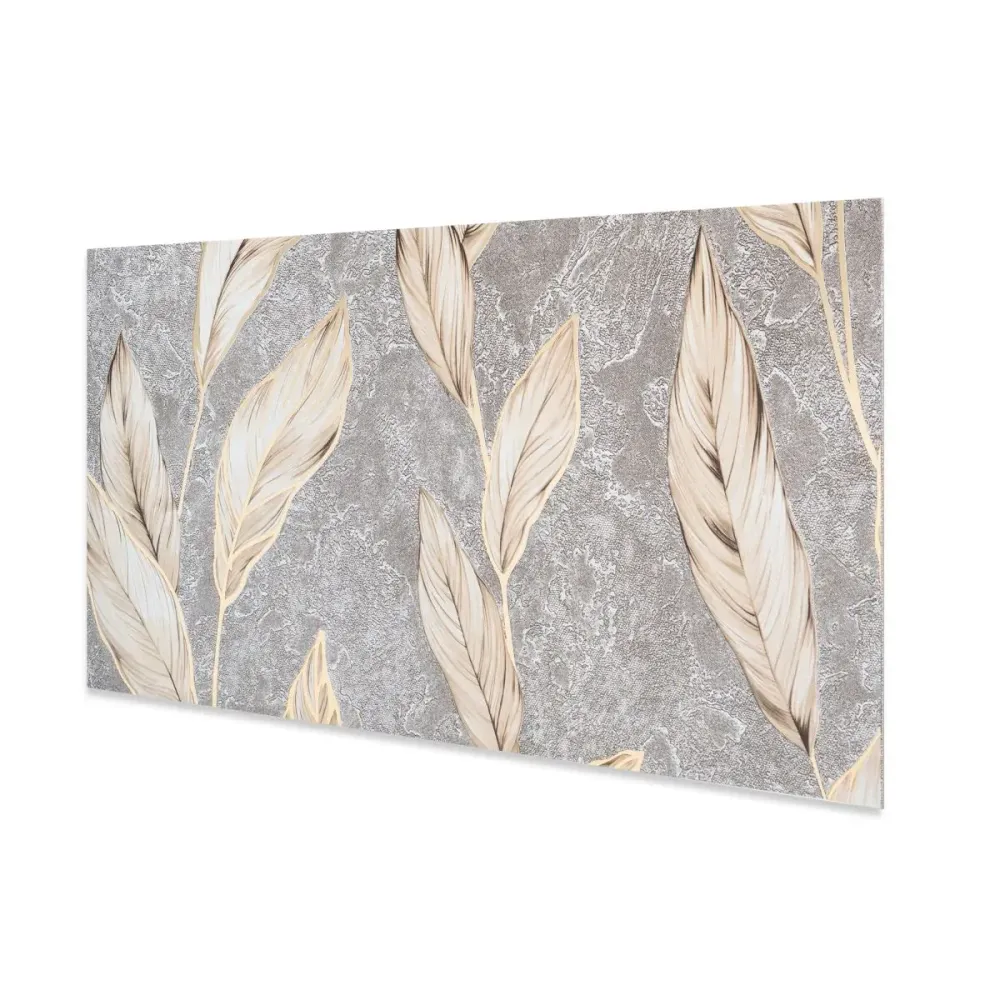 Set 6 panouri decorative autoadezive cu folie de aluminiu, efect marmura, suprafata acoperita 1.08 m², Naimeed D7114, 60x3...