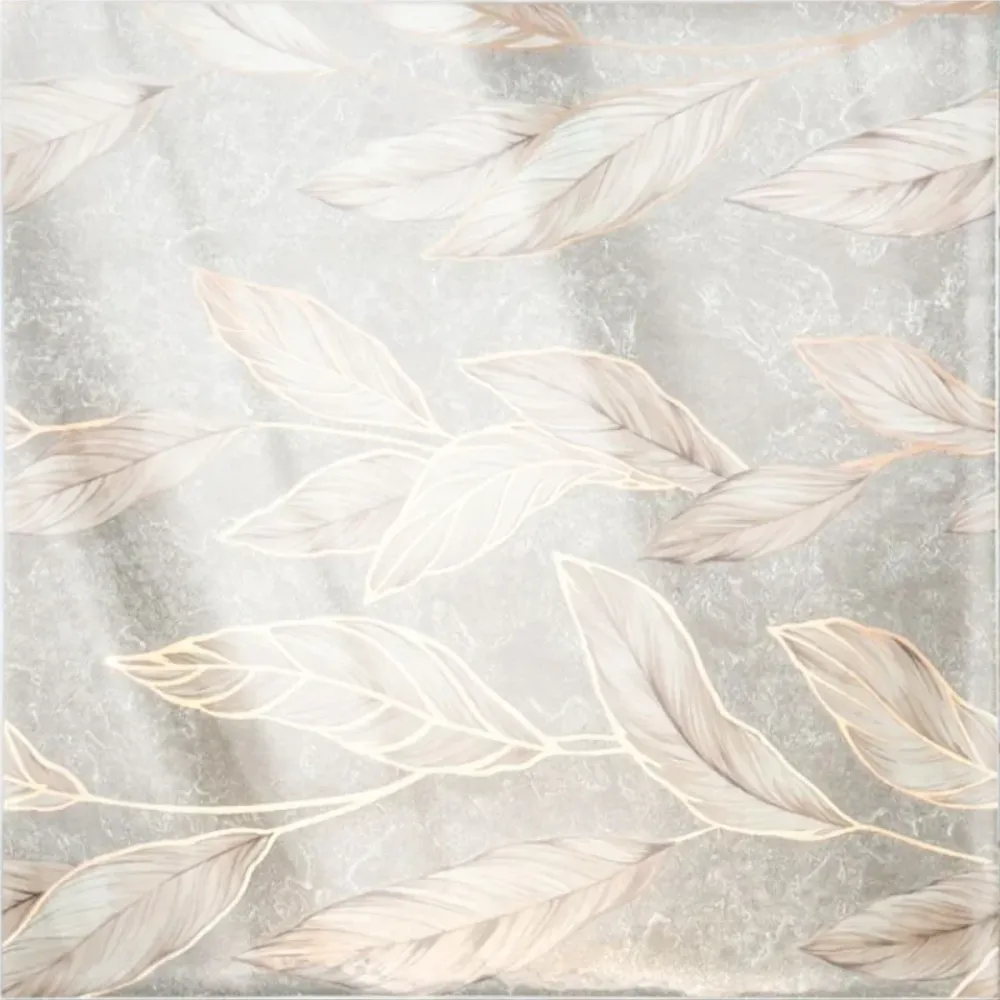 Set 6 panouri decorative autoadezive cu folie de aluminiu, efect marmura, suprafata acoperita 1.08 m², Naimeed D7114, 60x3...