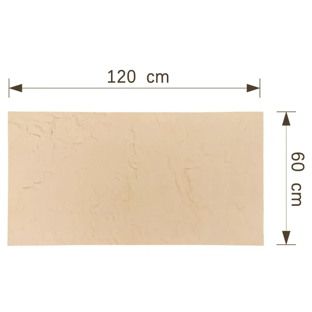 Set 10 panouri decorative din praf de piatra, Naimeed D7317, flexibile, ignifuge, strat protector ceramic, rezistente la r...