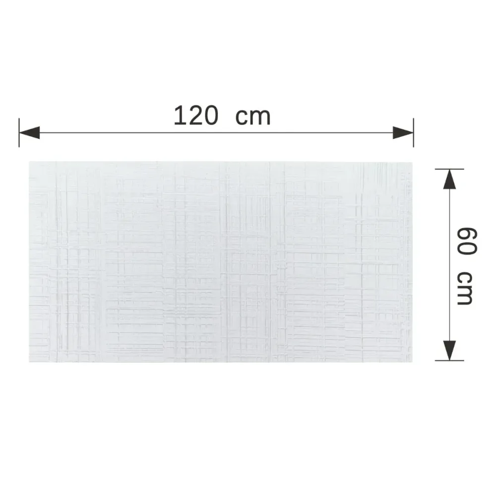 Set 12 panouri decorative din praf de piatra, Naimeed D7326, flexibile, ignifuge, strat protector ceramic, rezistente la r...