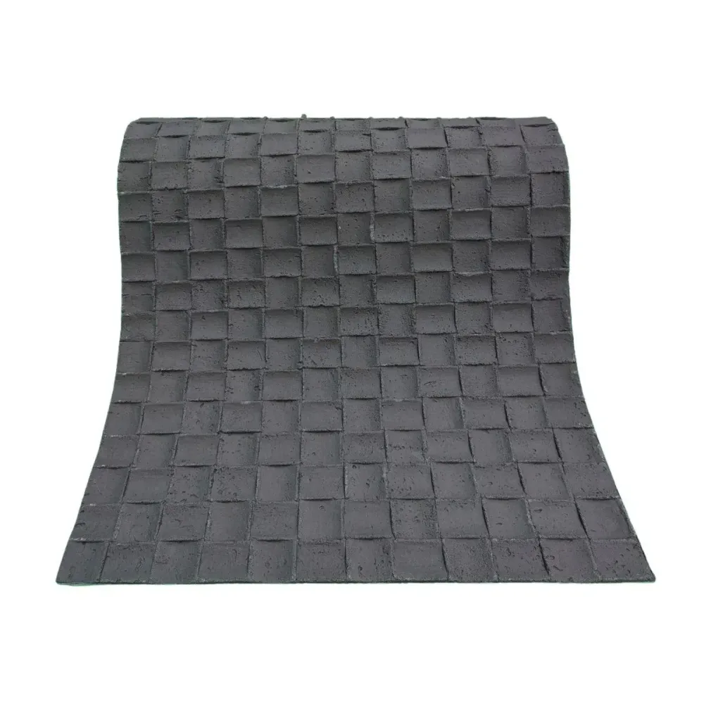 Set 9 panouri decorative din praf de piatra, Naimeed D7343, flexibile, ignifuge, strat protector ceramic, rezistente la ra...