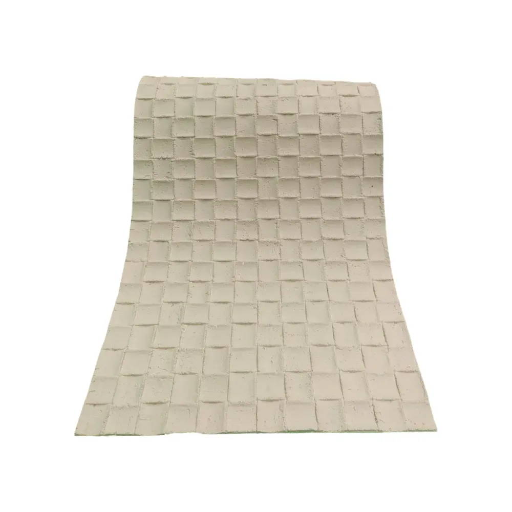 Set 6 panouri decorative din praf de piatra, Naimeed D7340, flexibile, ignifuge, strat protector ceramic, rezistente la ra...