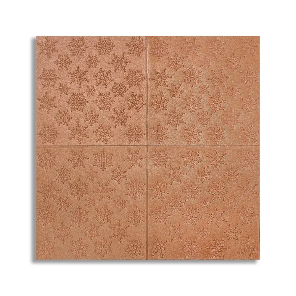 Set 5 x Tapet 3D Autoadeziv, design modern, rezistent la umezeala, usor de curatat, 70x70cm, Naimeed D4720, Maro