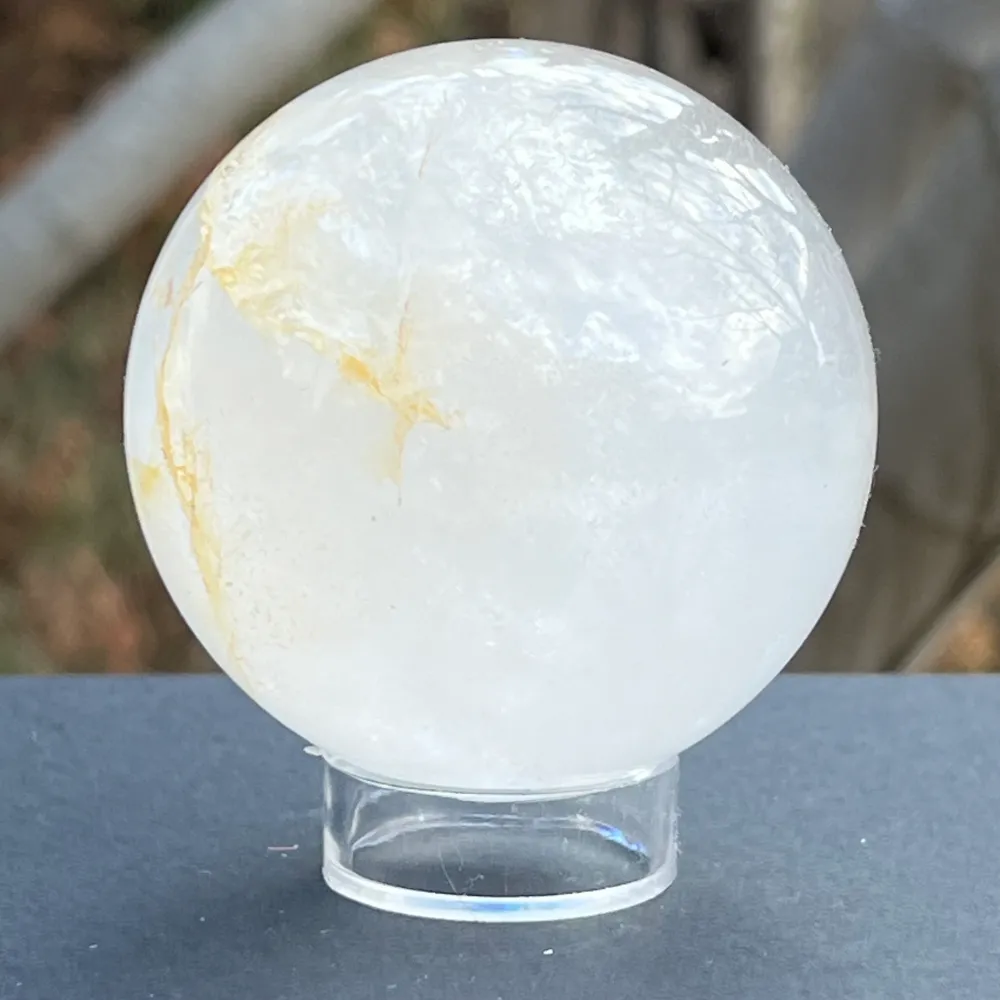 Sfera 6.5 cm cuart rutilat curcubeu model 36