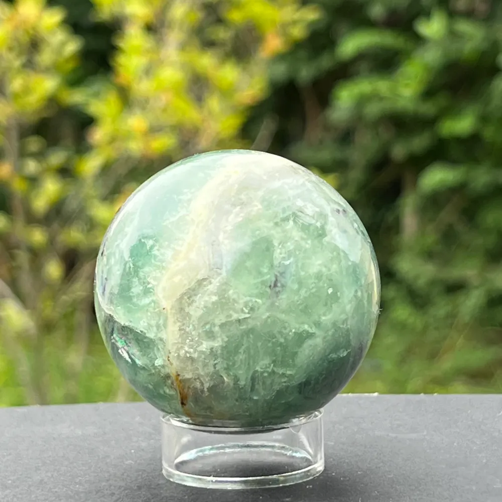 Sfera fluorit verde model 1