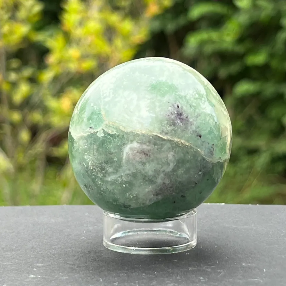 Sfera fluorit verde model 1