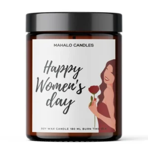 Sojakerze FRAUENTAG 180ml Handgefertigte MahaloCandles