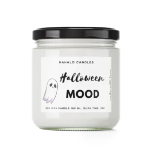 STARE DE HALLOWEEN Sojakerze 180 ml MahaloCandles lucrate manual