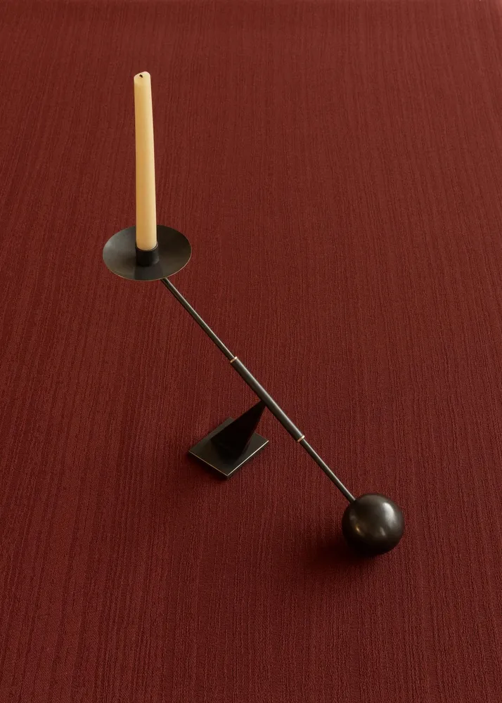 Suport de lumânare Interconnect Mic - Bronzed Brass