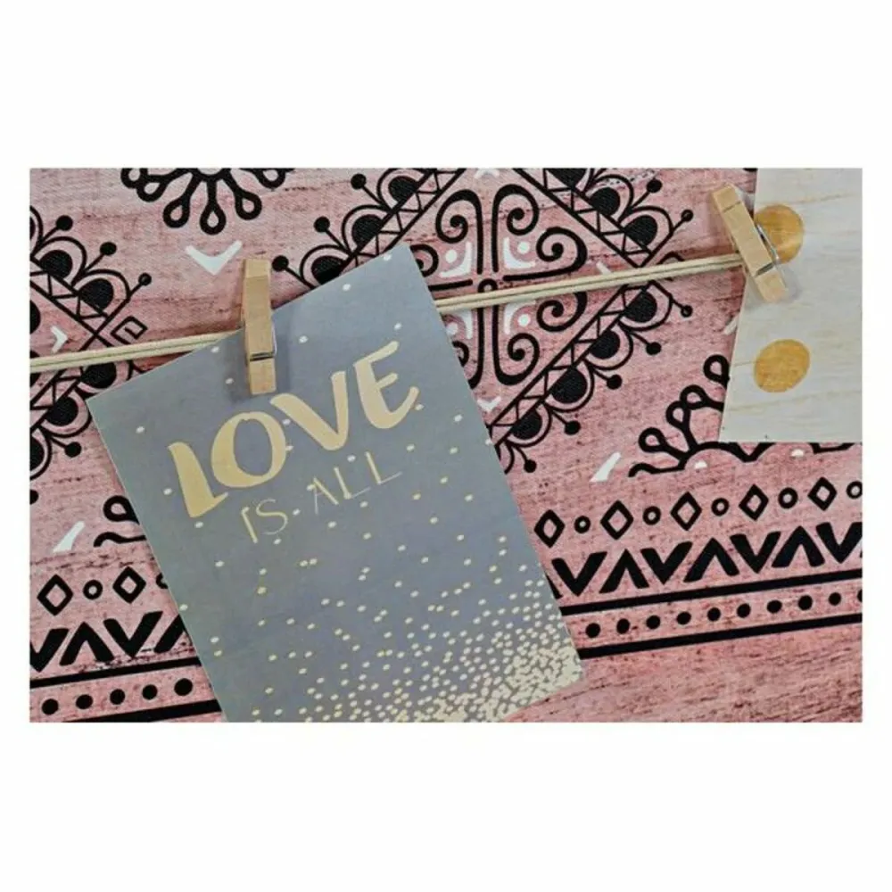 Suport pentru Poze DKD Home Decor Maro Pânză Etnic 50,5 x 3,5 x 70 cm