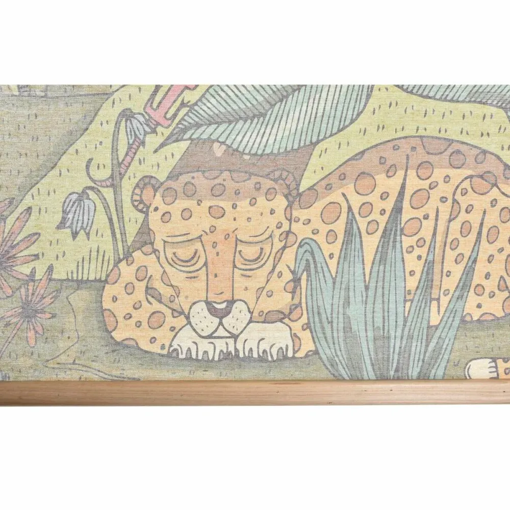 Tablou DKD Home Decor Infantil animale 100 x 2 x 75 cm (2 Unități)