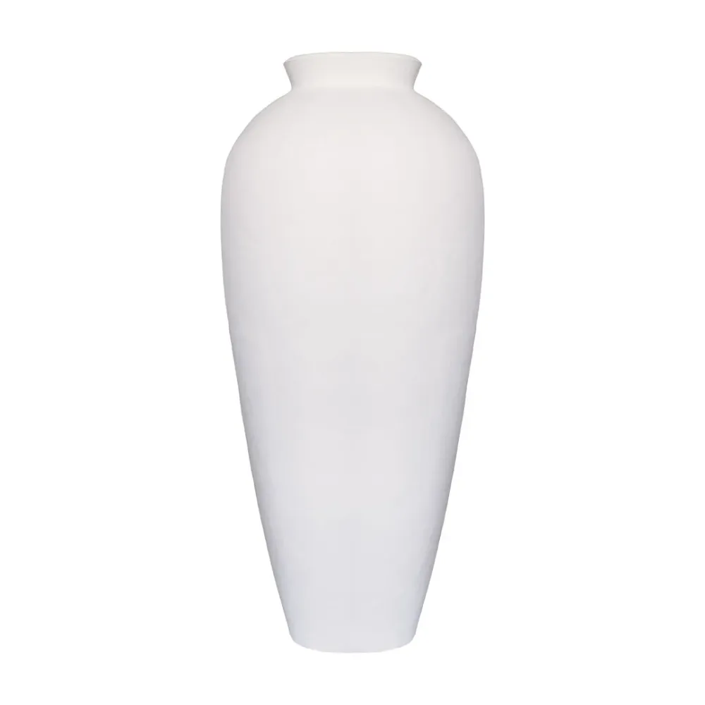 Vas alb din beton Amphora