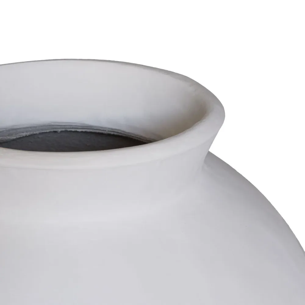 Vas alb din beton Amphora
