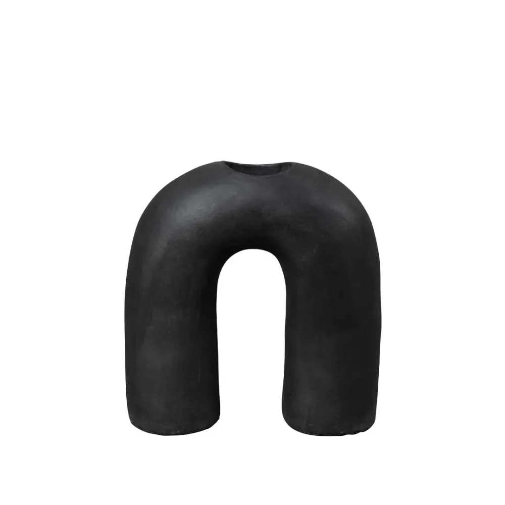 Vas negru din teracota