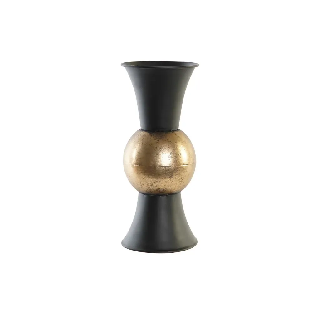 Vază DKD Home Decor Negru Metal Cupru Vintage 14 x 14 x 32 cm