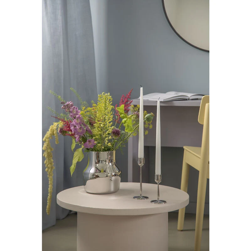Vaza Dorotea H19 - Glossy Steel