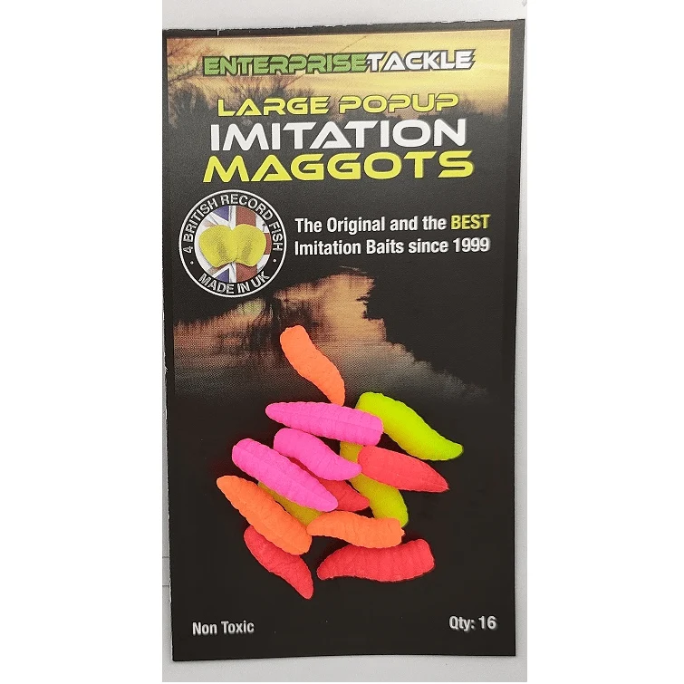 Viermi Enterprise Imitație Maggots Culori mixte Fluor mare