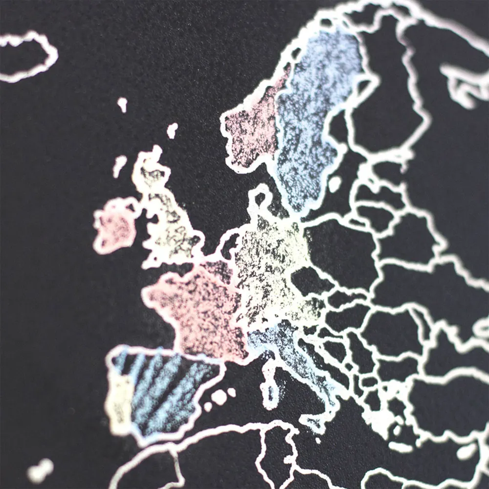 MY WORLD CHALKBOARD Decorațiune perete