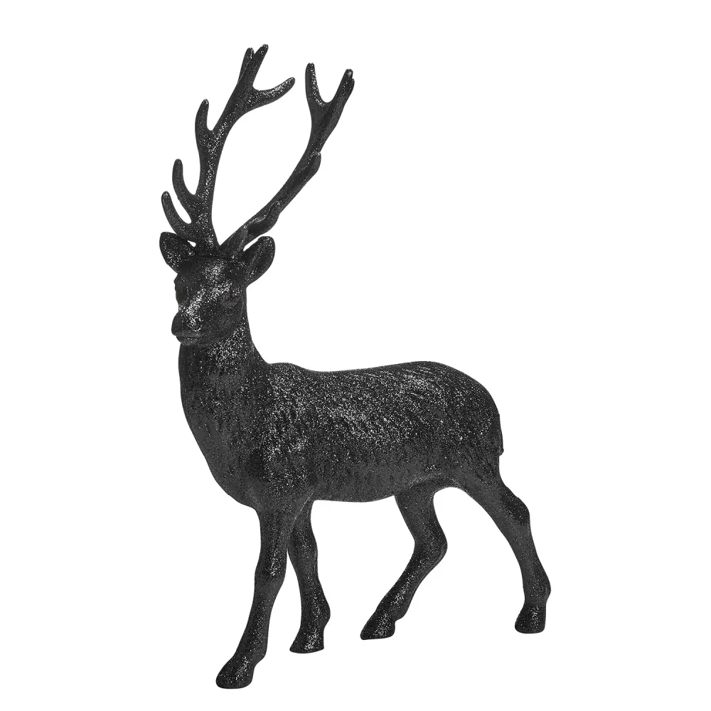 X-MAS ren sclipitor 30cm, negru