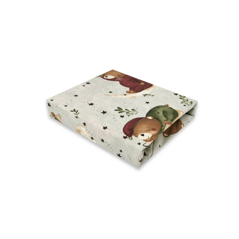 Cearceaf cu elastic, MimiNu, Pentru patut co-sleeper, Vera, Dimensiune 89 x 51 cm, Din bumbac certificat Oeko Tex Standard...