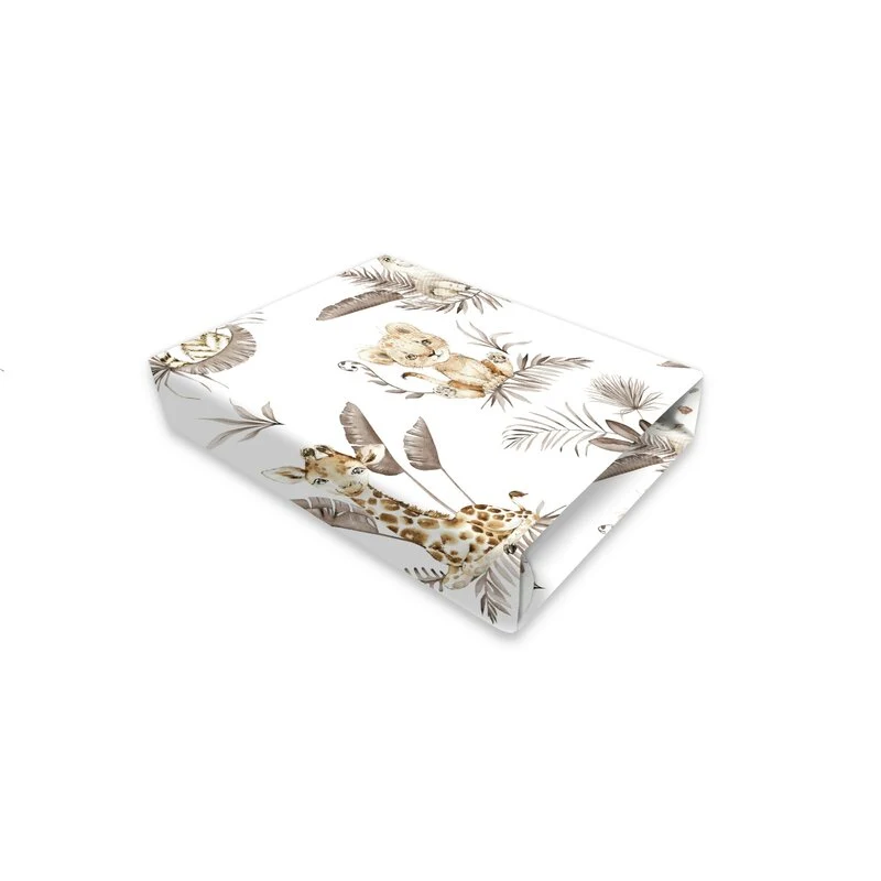 Cearceaf cu elastic, MimiNu, Pentru patut co-sleeper, Leonie, Dimensiune 83 x 50 cm, Din bumbac certificat Oeko Tex Standa...