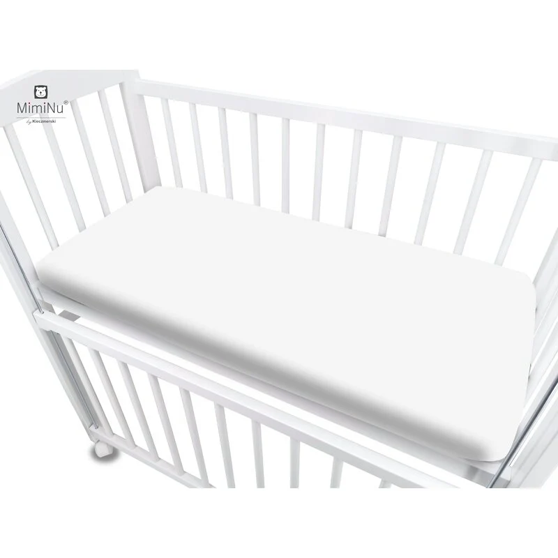 Cearceaf cu elastic, MimiNu, Pentru patut co-sleeper, Vera, Dimensiune 89 x 51 cm, Din bumbac jersey, Material certificat...
