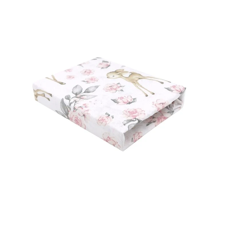 Cearceaf cu elastic, MimiNu, Pentru patut co-sleeper, Timon, Dimensiune 87 x 51 cm, Din bumbac certificat Oeko Tex Standar...