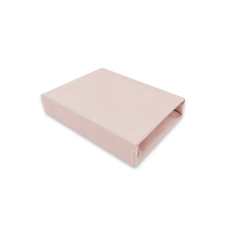 Cearceaf cu elastic, MimiNu, Pentru patut leagan sau patut co-sleeper, Dimensiune 90x40 cm, Din bumbac jersey, Material ce...