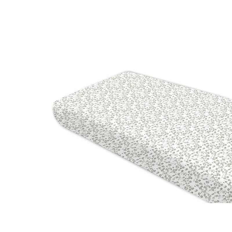 Cearceaf cu elastic, MimiNu, Premium, Pentru pat 160x80 cm, Din bumbac certificat Oeko Tex Standard 100, Meadow