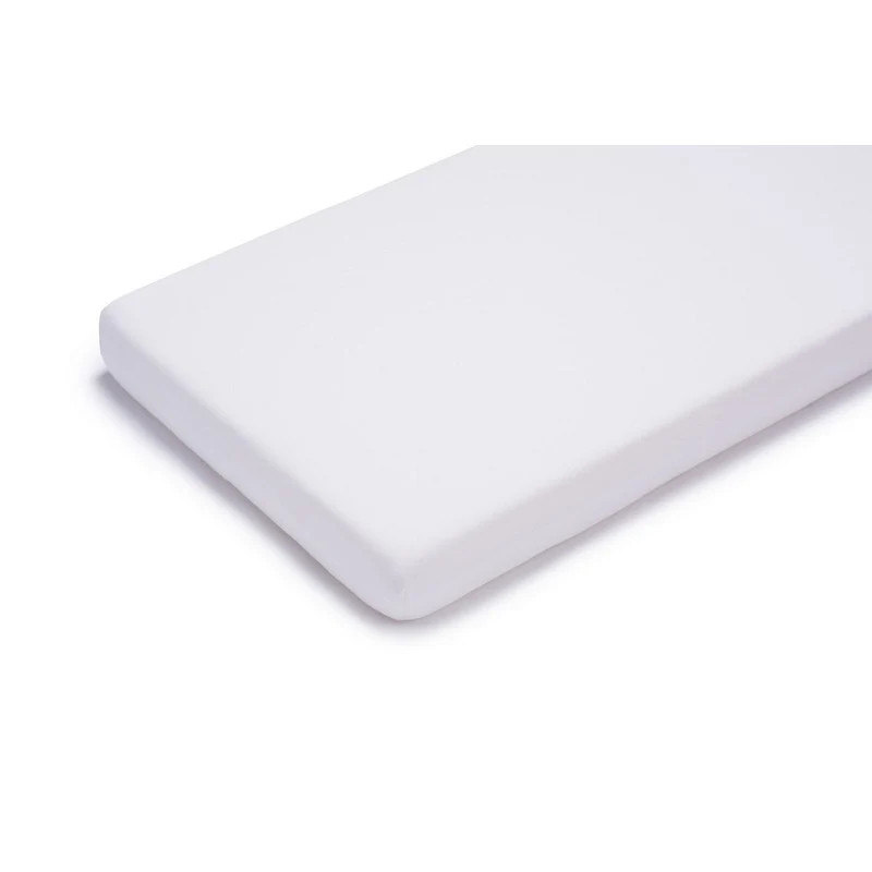 Cearceaf cu elastic, Petite&Mars, Soft Dream Dry, Impermeabil, Lavabil la masina pana la 95 de garde, 120x60 cm, Alb