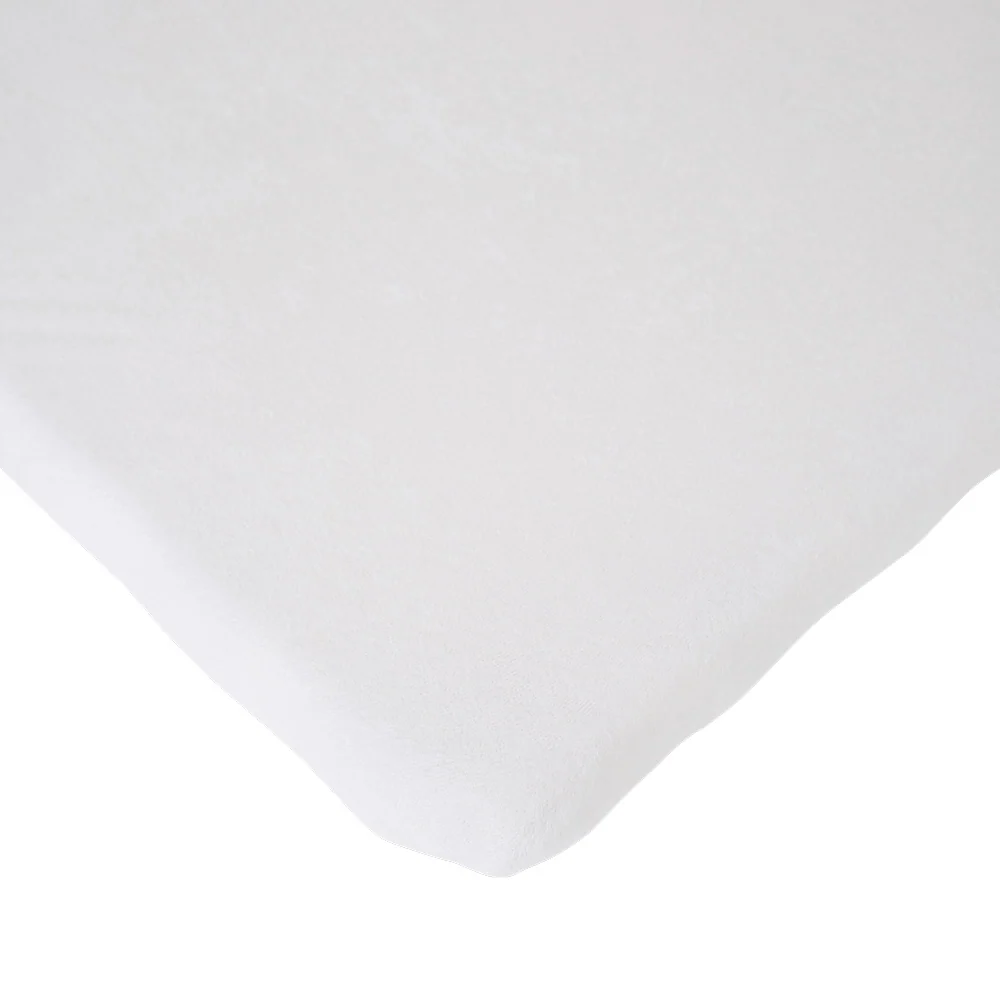 Cearsaf saltea 75x95 cm Childhome, Tricot Alb