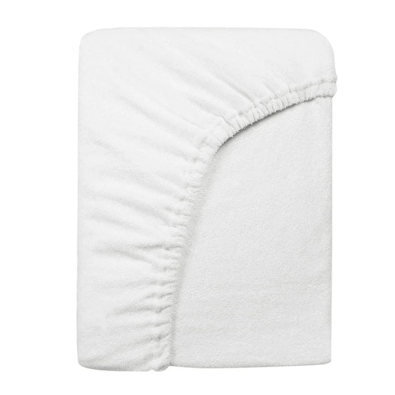 Cearsaf saltea 75x95 cm Childhome, Tricot Alb