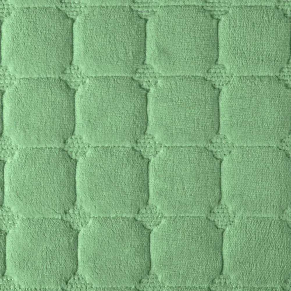 Cuvertura Canapea, Naimeed D4886L, 70x240cm, poliester, pufoasa, matlasata, Verde