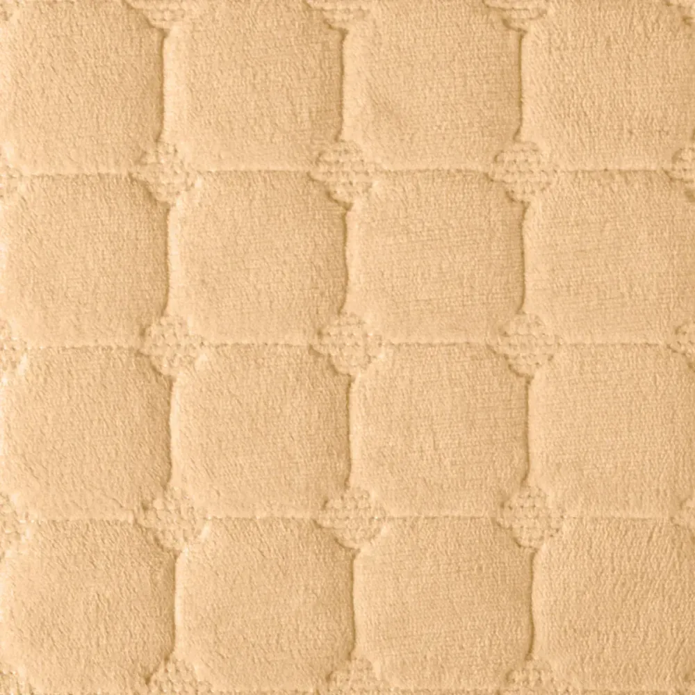 Cuvertura Canapea, Naimeed D4887S, 70x150cm, poliester, pufoasa, matlasata, Maro Deschis