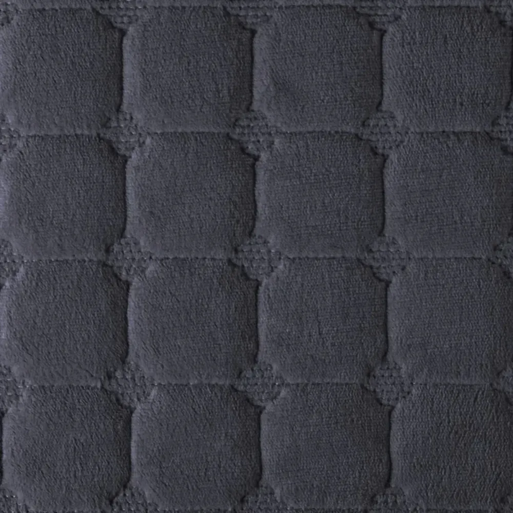 Cuvertura Canapea, Naimeed D4888M, 70x210cm, poliester, pufoasa, matlasata, Negru