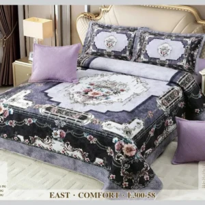 Cuvertura Matlasata din Catifea, 3D cu 5 Piese, Royal-D3473