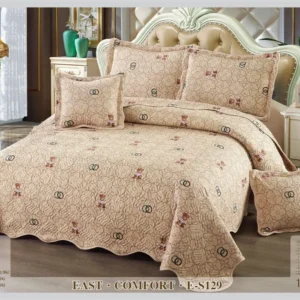 Cuvertura de Pat, 5 piese, Bumbac Finetat-D4392