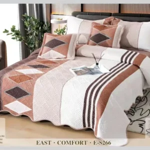 Cuvertura de Pat, 5 piese, Bumbac Finetat-D5956