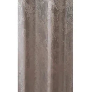 Draperie JQ 19530/7402, mătase, model patinat, culoarea gri satinat