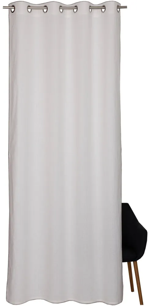 Draperie Bordo opaca, alb/crem-deschis, 130x245 cm