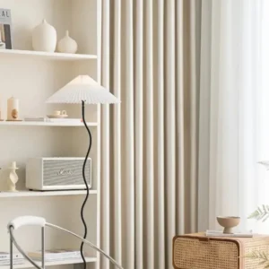 Draperie catifea Velvet 5018/39, ivoire perlat
