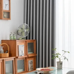 Draperie dimout V2006, gri, opacitate 80%