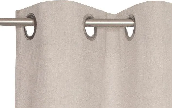 Draperie ESPRIT crem cu inele metalice, 140x250 cm