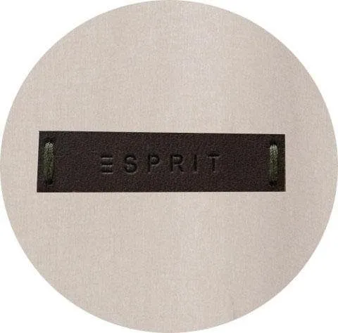 Draperie ESPRIT crem cu inele metalice, 140x250 cm