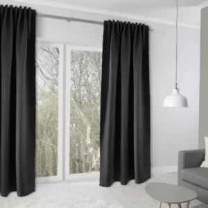 Draperie Galdin antracit, 140x245 cm cu rejansa si efect antifonic