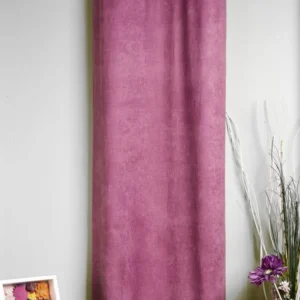 Draperie Madras TS 3731, roze, mată, texturată