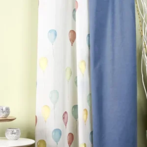 Draperie Madras 26, albastru marin, mată, texturată