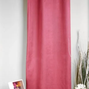Draperie Madras 19, fucsia, mată, texturată